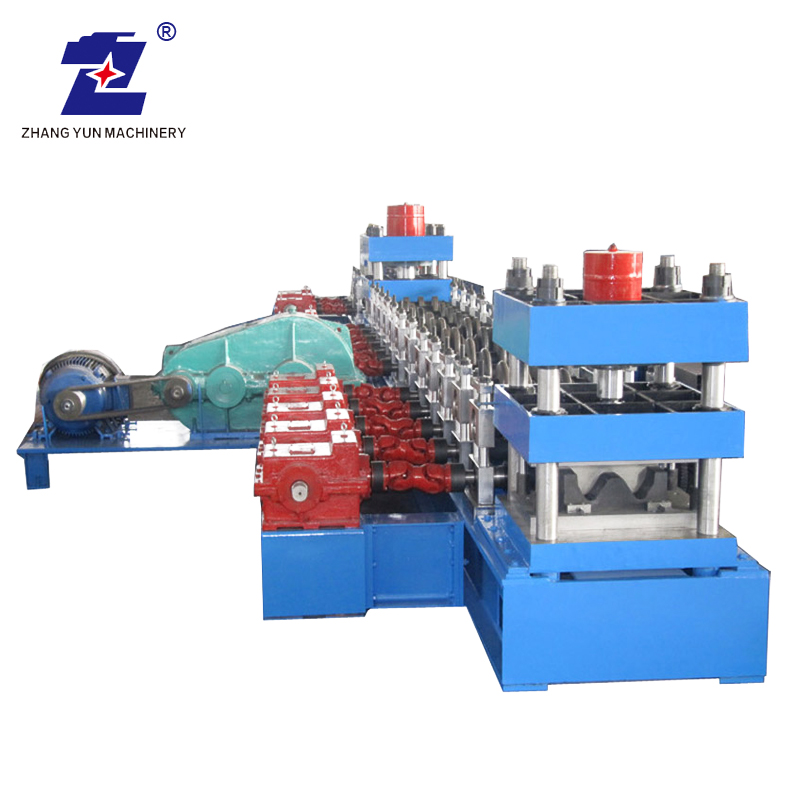 Highway guardrail roll forming machines