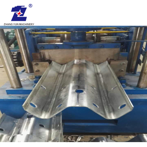  High Tech 2 Waves Or 3 Waves Steel Highway Guardrail Cold Roll Forming Machine 