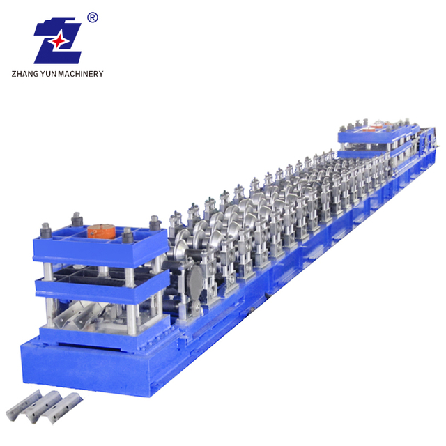 Highway Guardrail Galvanized Steel Cold Roll Forming Machinery
