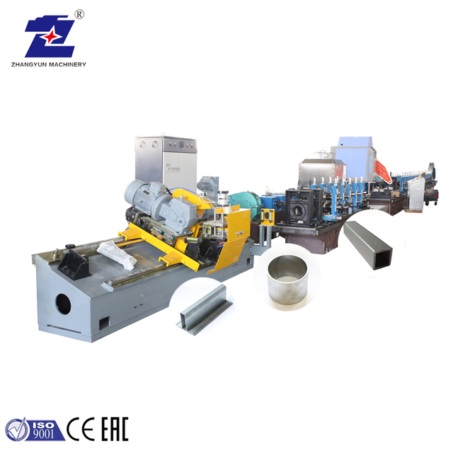Ss Decorative Tubes High Frequency Welded Pipe Making Machine