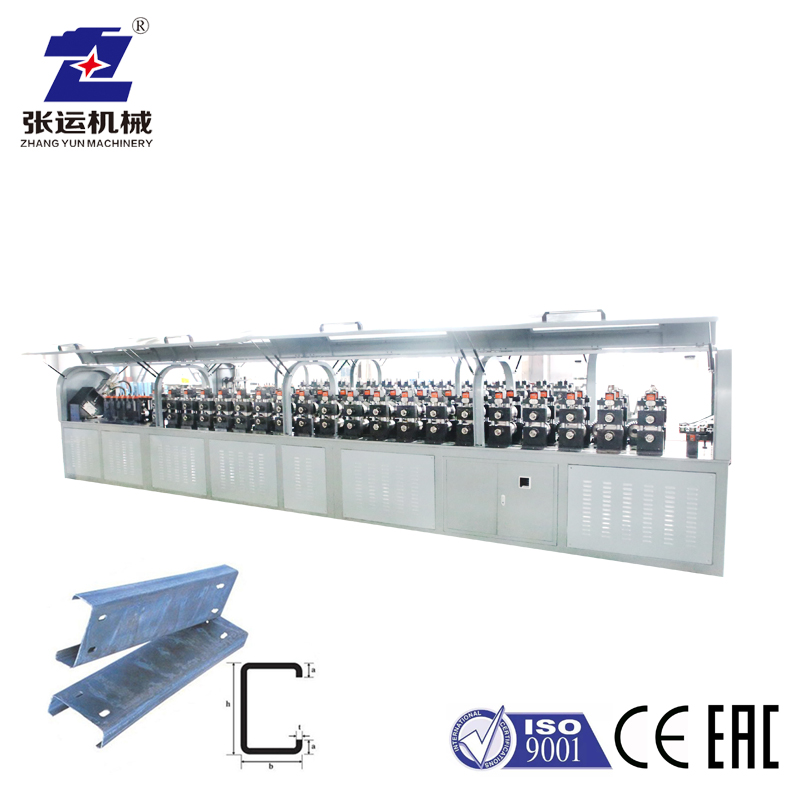 Building profiles roll forming machine