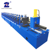 Galvanized Metal Sheet Z Shaped Purlin Roll Forming Machine with Automatic System Control