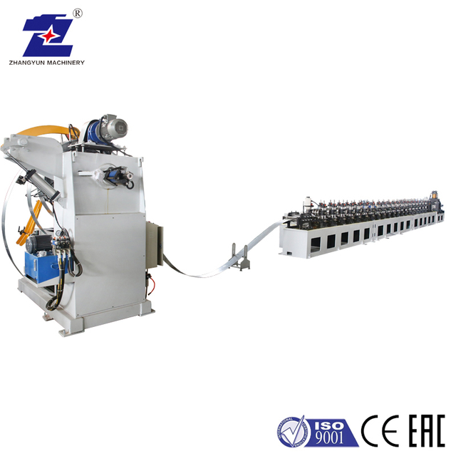 Ce Iso Certification Metal Sheet Forming Machine Guide Rail Roll Forming Machine for Lift