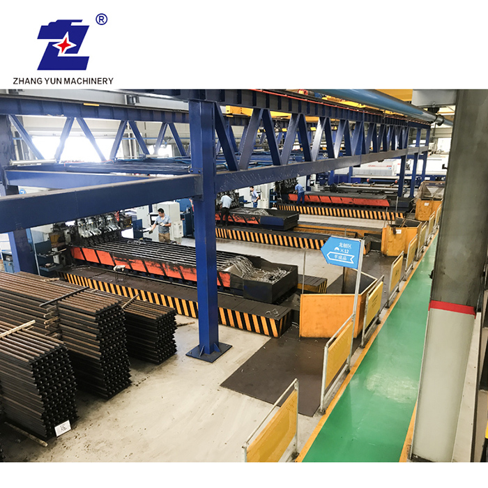 China Manufactured High Precision Elevator Machined And Cold Drawn Guide Rail Processing Production Line