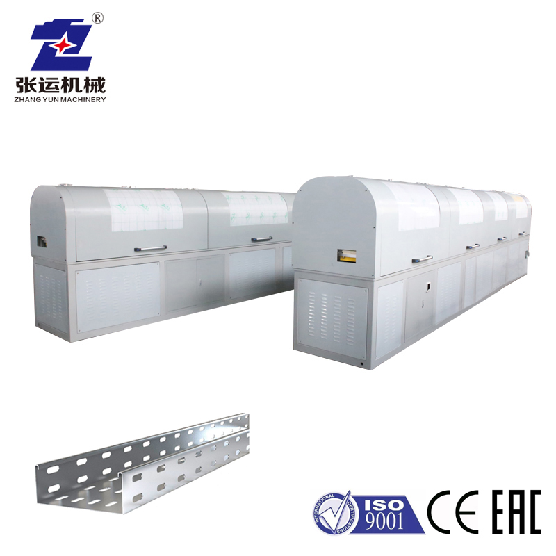 Galvanized Steel Cable Tray Perforated Ladder Type Roll Forming Machine