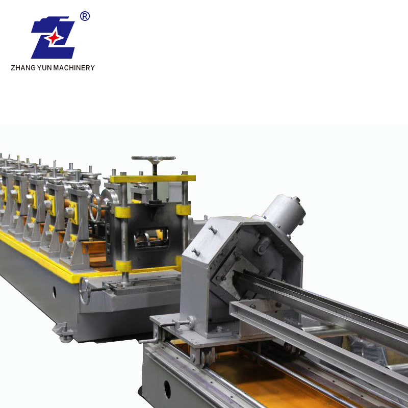 High Efficiency And High Speed Pallet Rack Galvanized Steel Roll Forming Making Machine with Hydraulic Cutting
