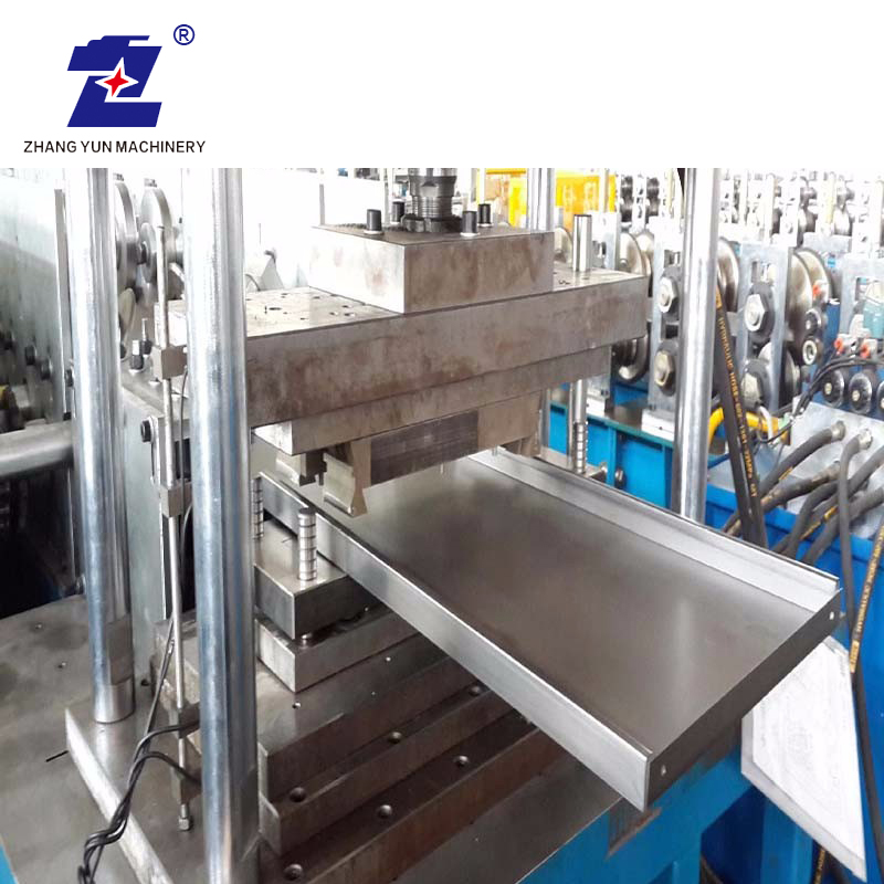 Automatic Steel Profile Storage Rack Roll Forming Making Machine for Supermarket Shelves