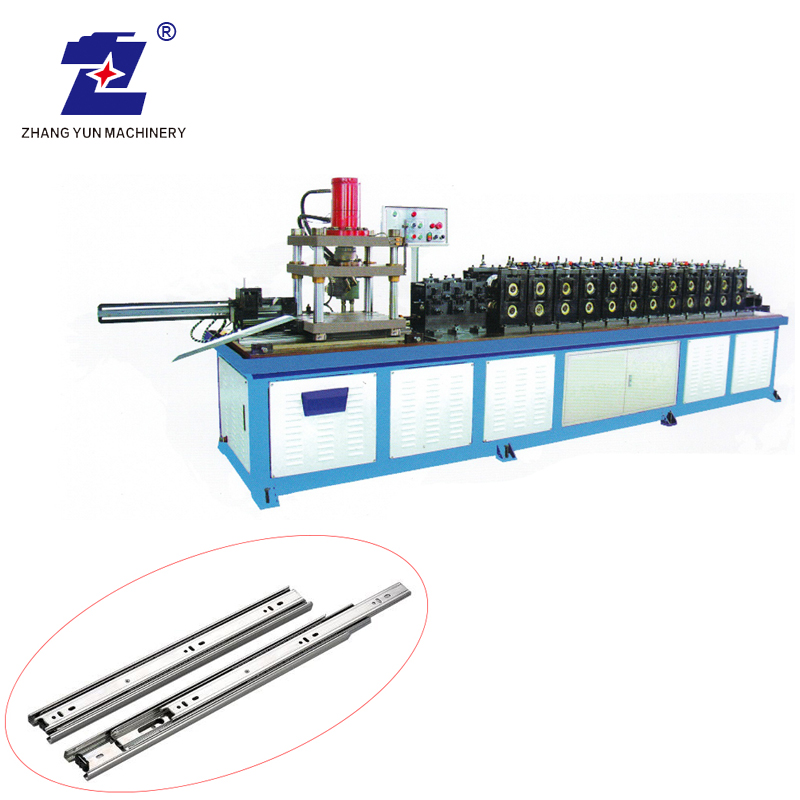 Manufacturer The Latest Technology Custom Metal PLC Control Ball Bearing Drawer Slides Roll Forming Machine