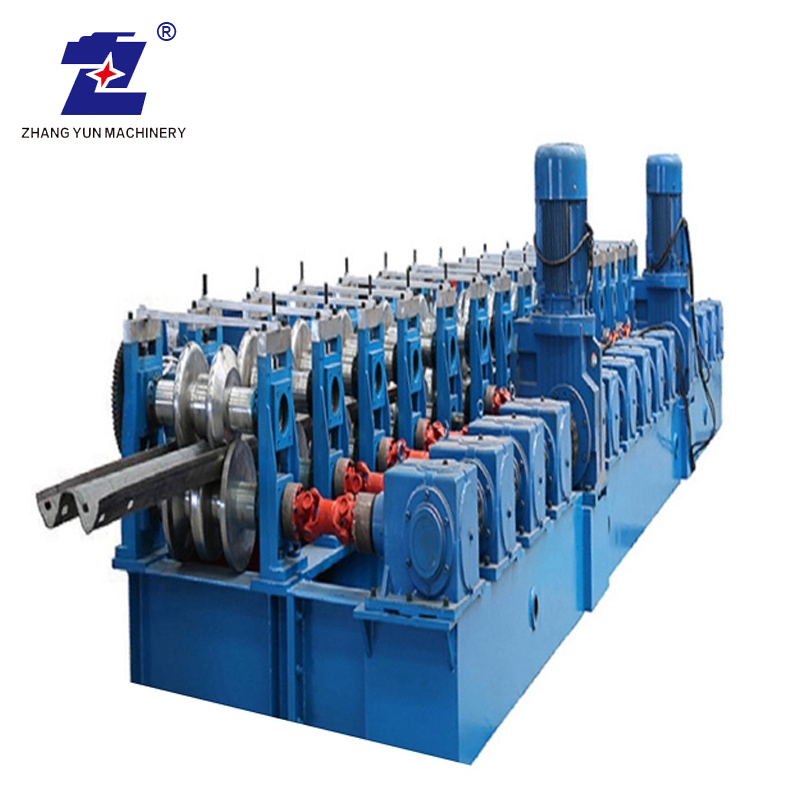 Dependable Performance 2 Wave Highway Crash Barrier Guardrail Profiles Roll Forming Machine