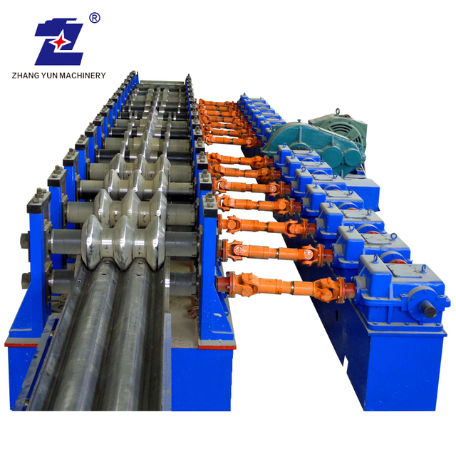 Three Waves Highway Safety Road Railway Guardrail Plate Roll Forming Machine for Protection