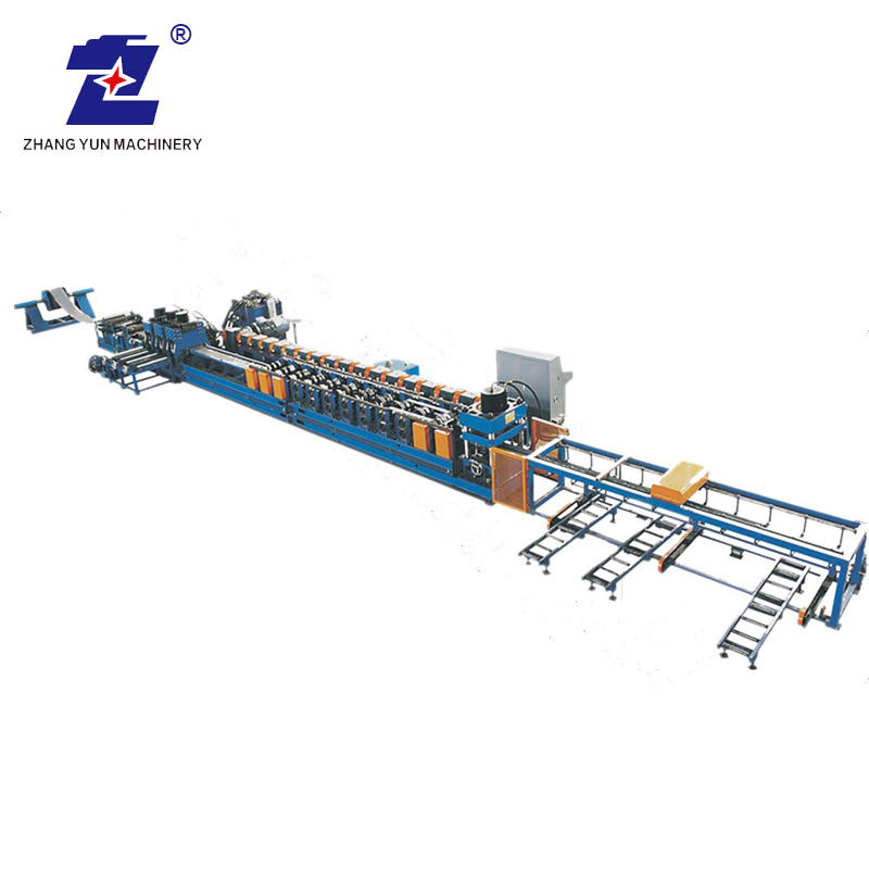 Two Waves Cold Rolled Highway Guardrail Galvanized Cold Roll Forming Machine 