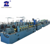 Straight Seam Ss Decorative Tubes High Frequency Welding Pipe Making Machine 
